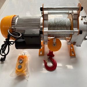 1 Ton Aluminum Housing Electric Winch | 500kg Single Hook 1000kg Double Hook Lifter